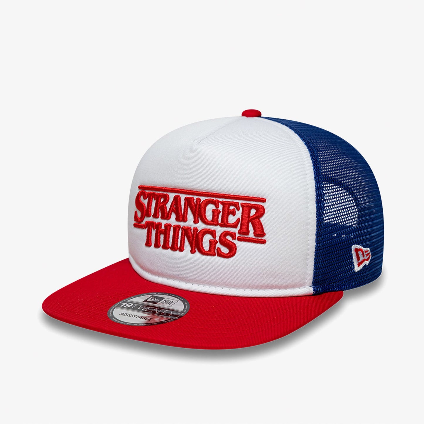 New Era Stranger Things 19twenty Trucker Snapback Unisex Beyaz/kırmızı Şapka