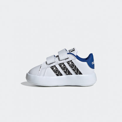 Adidas Spider-man Grand Court Bebek Beyaz Spor Ayakkabı