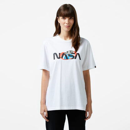 Alpha Industries  Nasa Space Unisex Beyaz T-shirt
