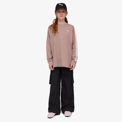 Puma Relaxed Woven Cargo Çocuk Siyah Pantolon