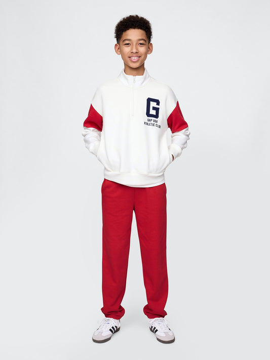 Kırmızı Relaxed Gap Logo Eşofman Altı