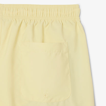 Lacoste Regular Fit Erkek Sarı Deniz Şortu