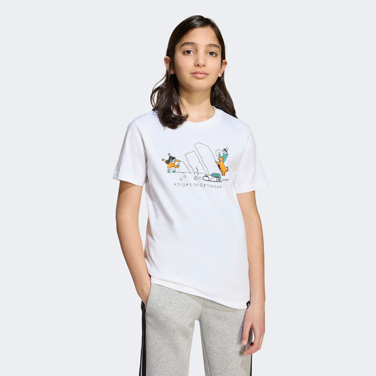 Adidas Sports T Unisex Beyaz T-shirt