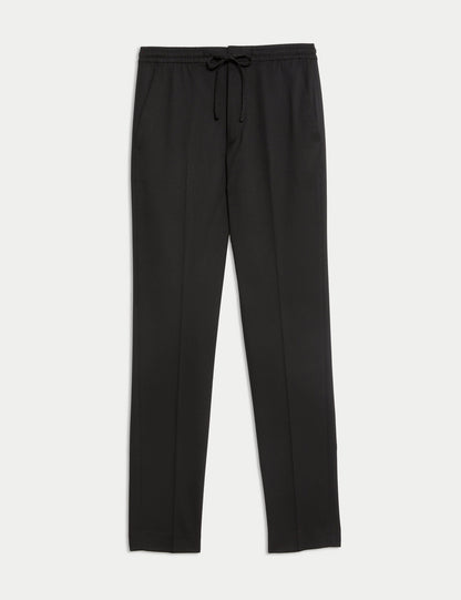 Tapered Fit Lastikli Bel Pantolon