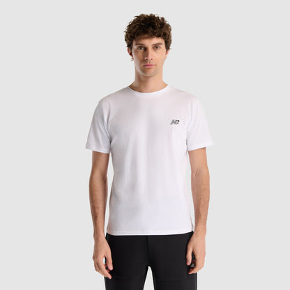 New Balance Mnt1537 Lifestyle Erkek Beyaz T-shirt