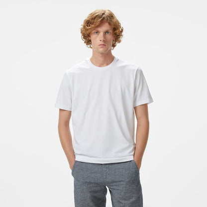 Nautica Erkek Beyaz Classic Fit T-shirt