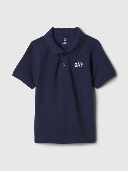 Lacivert Gap Logo Polo Yaka T-shirt