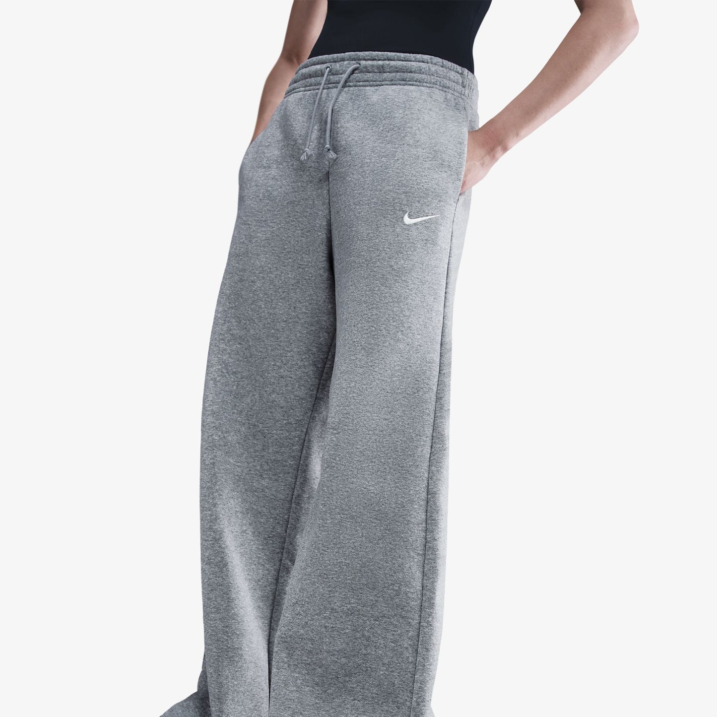 Nike Sportswear Phoenix Fleece Kadın Gri Eşofman Altı