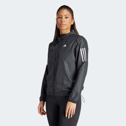 Adidas Own The Run 3 Kadın Siyah Koşu Ceketi