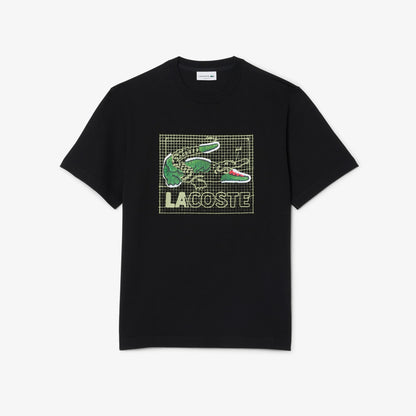 Lacoste Classic Fit Erkek Siyah T-shirt
