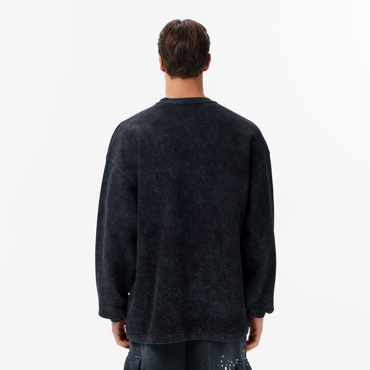 Les Benjamins Regular Fit Erkek Siyah Sweatshirt