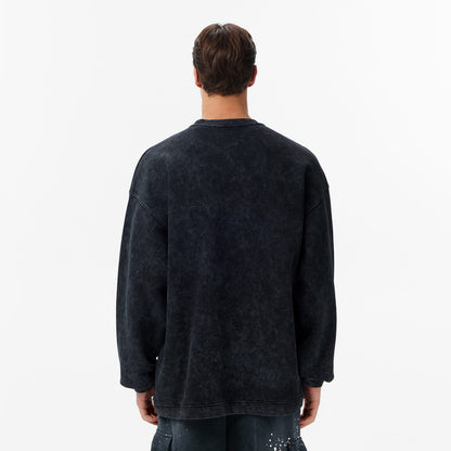 Les Benjamins Regular Fit Erkek Siyah Sweatshirt