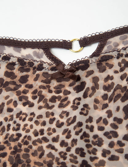 Leopar Desenli File Hipster Külot