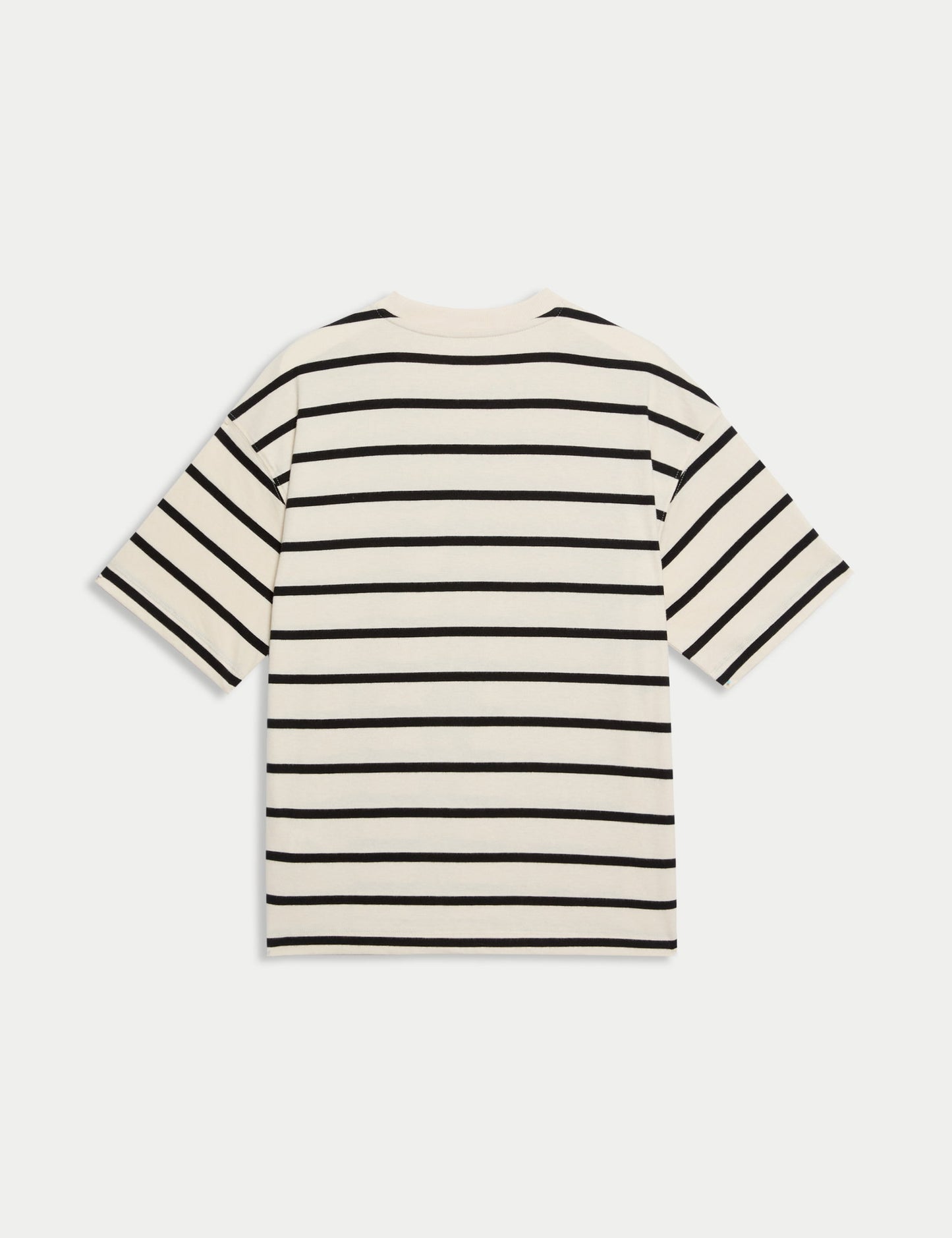 Saf Pamuk Çizgili T-shirt (6-16 Yaş)