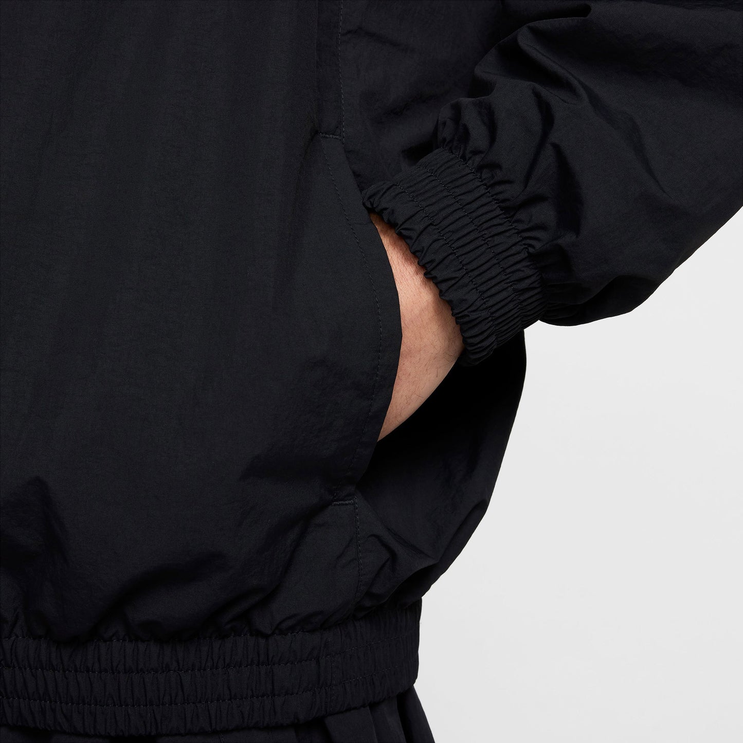 Nike Club Oversized Erkek Siyah Ceket