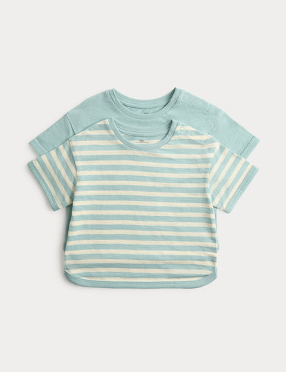 2'li Pamuklu T-shirt