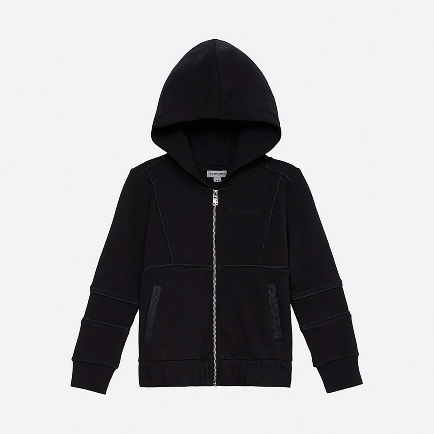 Les Benjamins Zip 401 Çocuk Siyah Hoodie