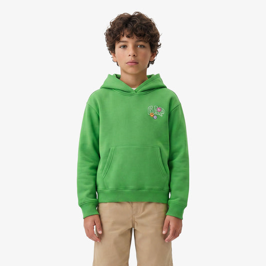 Gap Logo Pull On Çocuk Yeşil Sweatshirt