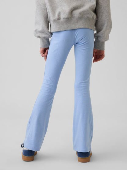 Açık Mavi Flare Legging Tayt