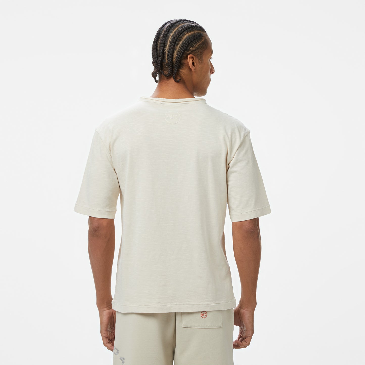 United4 Erkek Krem T-shirt