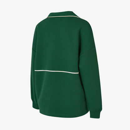 New Balance Wnc3402 Kadın Yeşil Sweatshirt