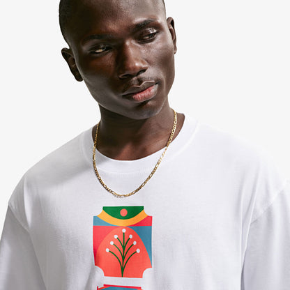 Nike Sportswear Palm Tree Erkek Beyaz T-shirt