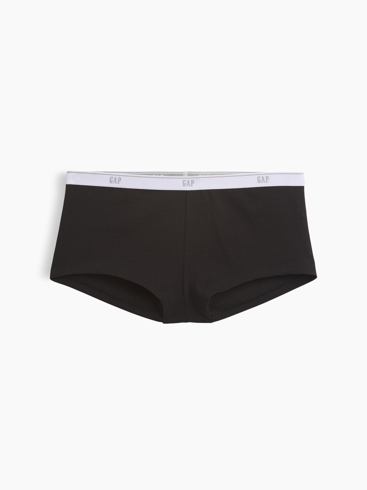 Siyah Softmade Organik Stretch Pamuk Logo Short