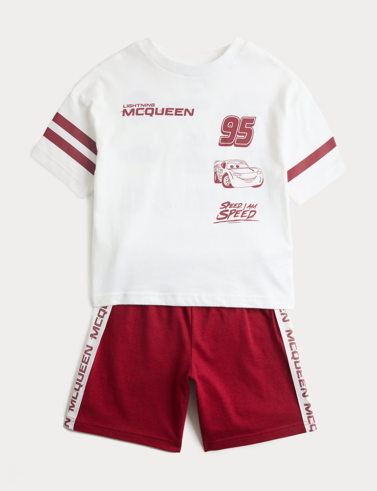Disney Cars Pamuklu Pijama Takımı