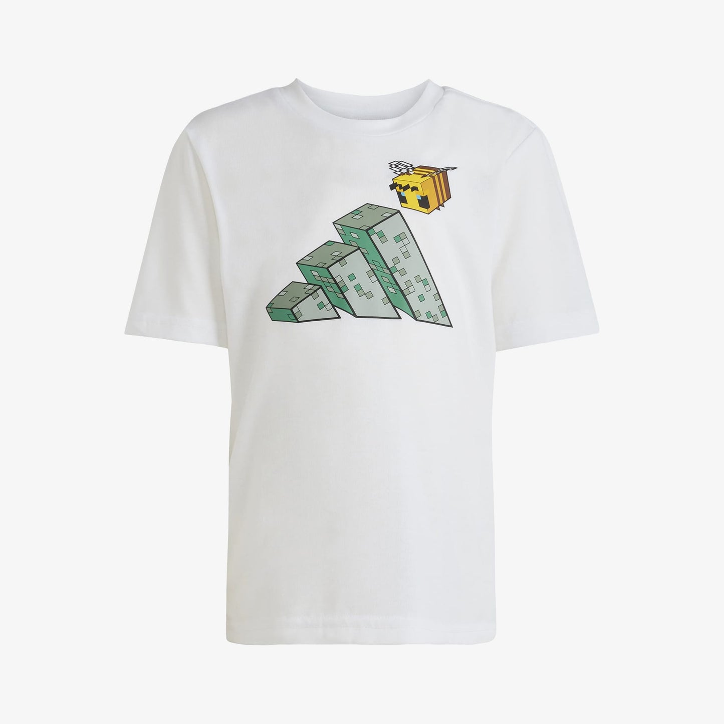 Adidas Minecraft Çocuk Beyaz Şort Takım