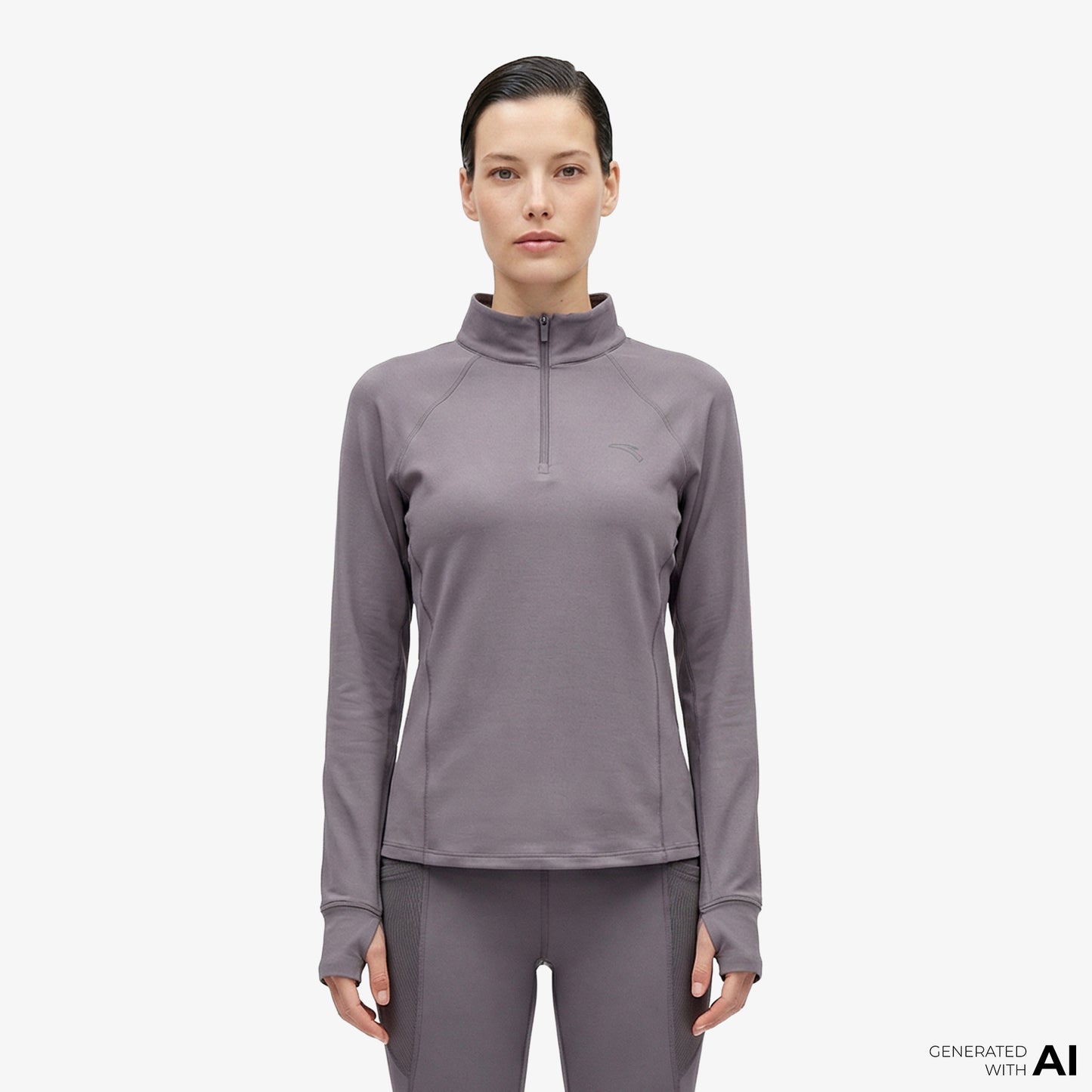 Anta Leaf Kadın Mor T-shirt