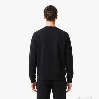 Lacoste Classic Fit Erkek Siyah Sweatshirt