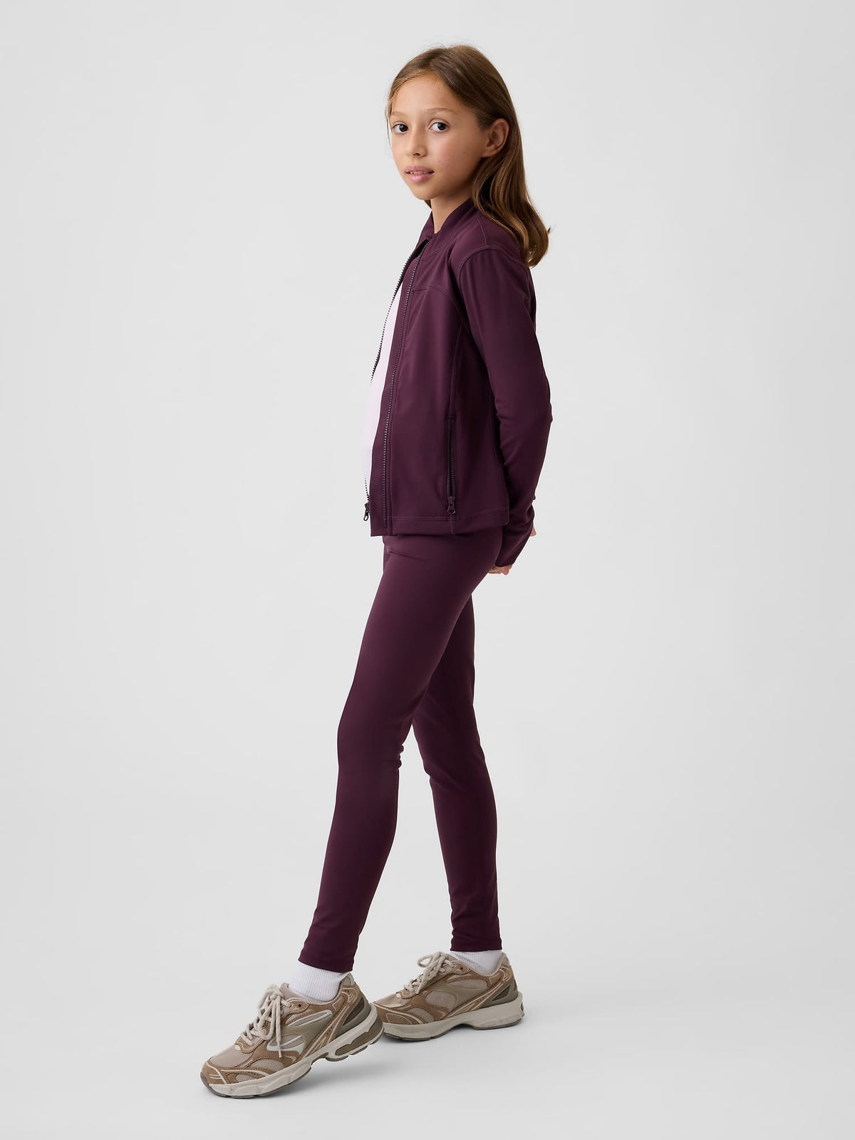 Bordo Quick-dry Fermuarlı Ceket