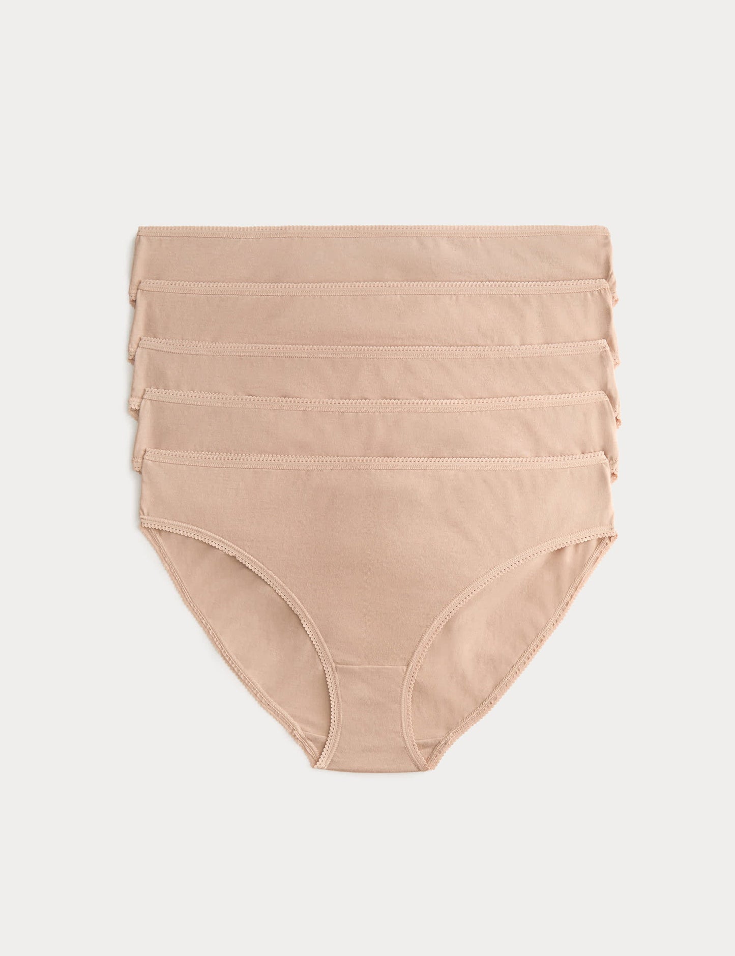 5'li Saf Pamuklu Bikini Külot Seti
