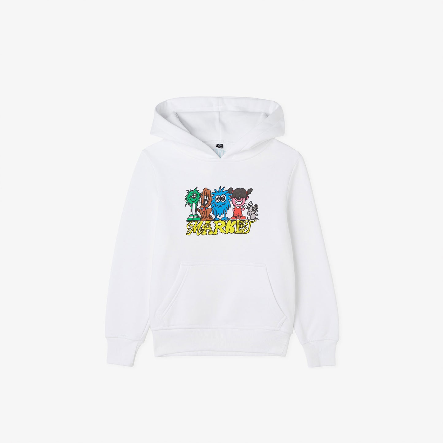 Mini Market My Squad Çocuk Beyaz Hoodie