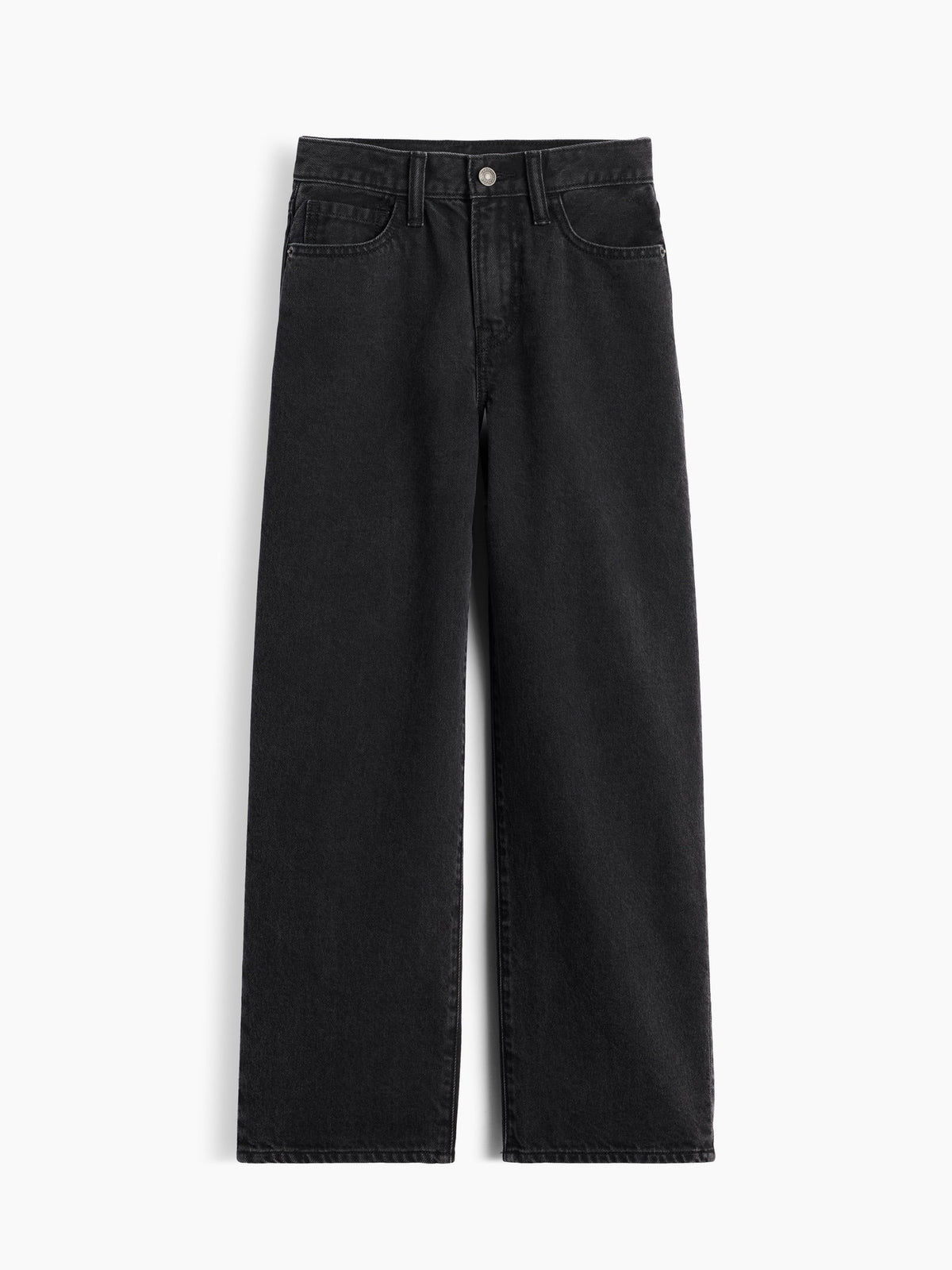 Siyah Baggy Jean Pantolon