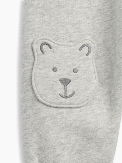 Gri Vintagesoft Brannan Bear Knee Patch Jogger Eşofman Altı