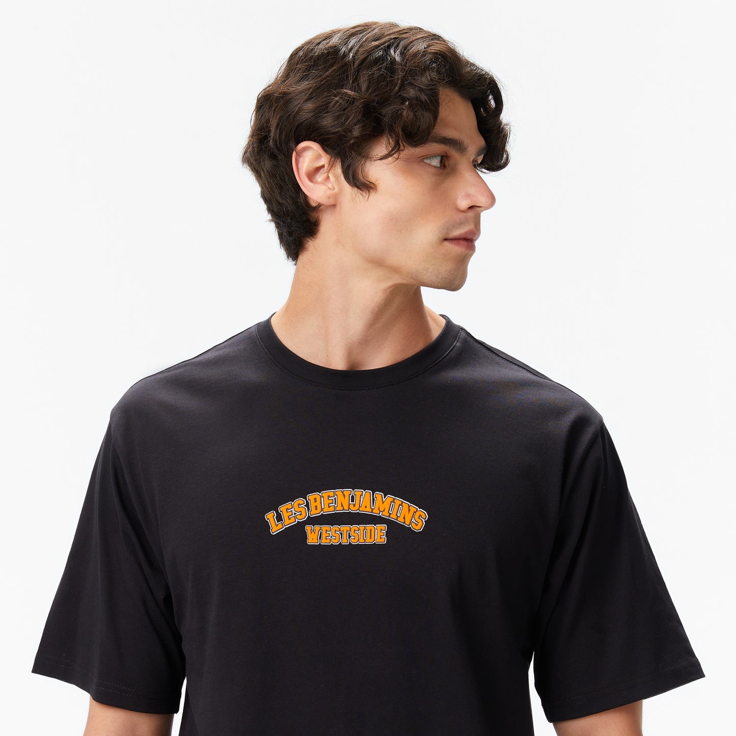 Les Benjamins Erkek Siyah T-shirt