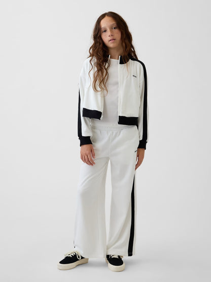 Beyaz Vintagesoft Terry Baggy Eşofman Altı