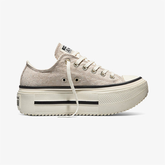 Converse Chuck Taylor All Star Lift Double Stack Unisex Bej Sneaker