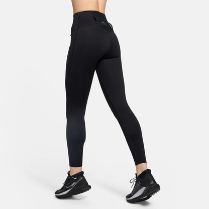 Nike Trail Go Yüksek Destekli Kadın Siyah Koşu Tayt