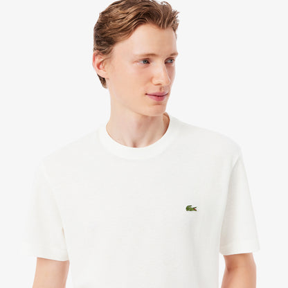 Lacoste Classic Fit Erkek Beyaz T-shirt