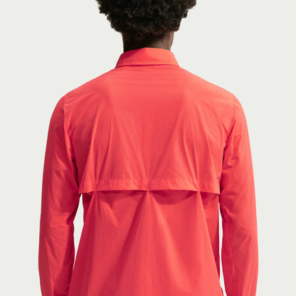 Nike M Acg Aireez Btn Ls Erkek Kırmızı T-shirt