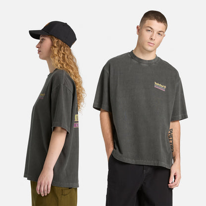 Timberland Fly Fishing Graphic Erkek Siyah T-shirt