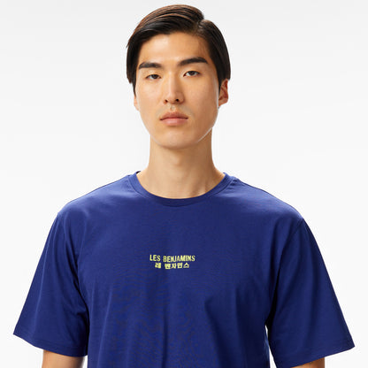 Les Benjamins Erkek Mavi T-shirt