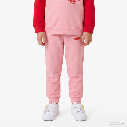 Puma Minicats Little Runners Çocuk Pembe Eşofman Takımı