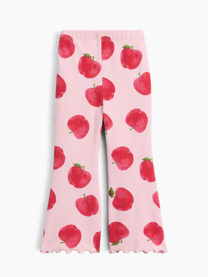 Pembe Pull-on Fitilli Flare Tayt