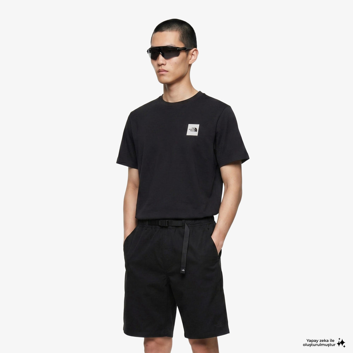 The North Face Evolution Box Half Dome Regular Erkek Siyah T-shirt