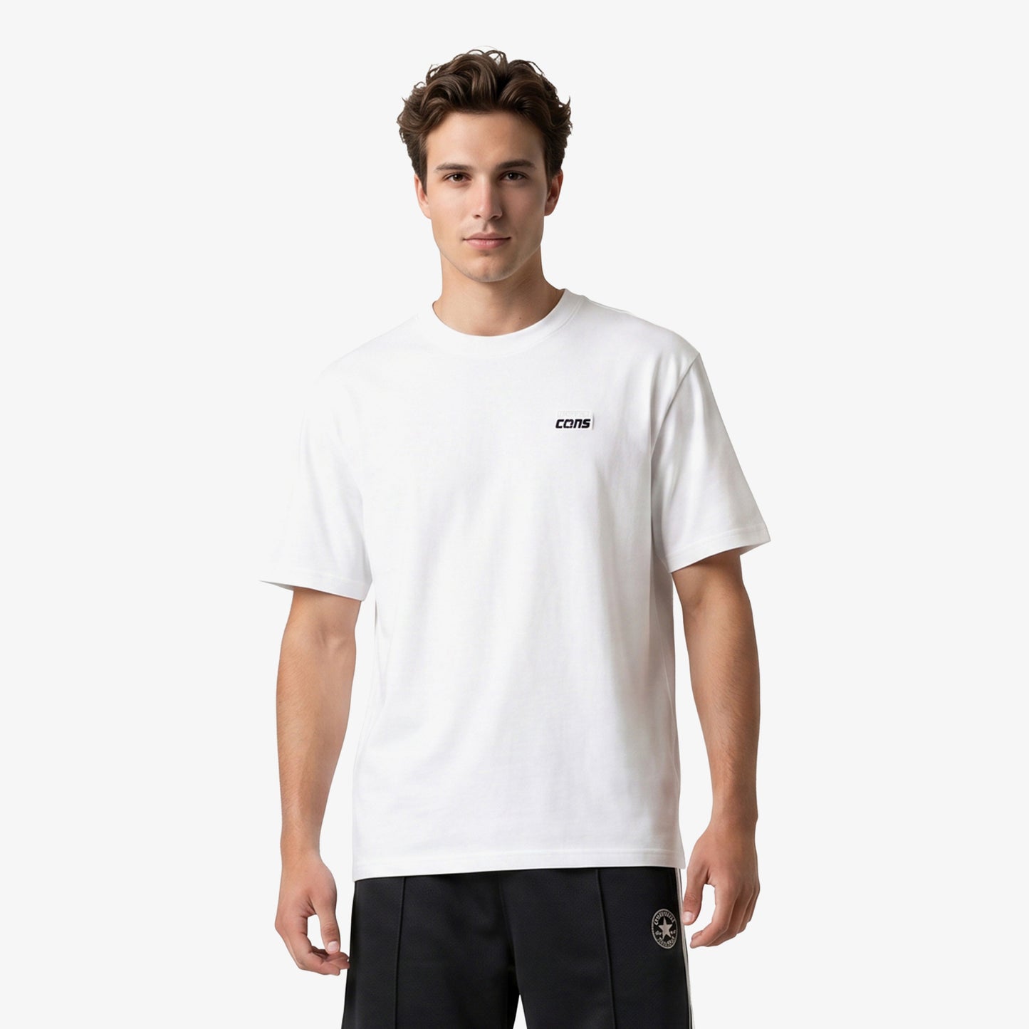 Converse Regular Fit Erkek Beyaz T-shirt
