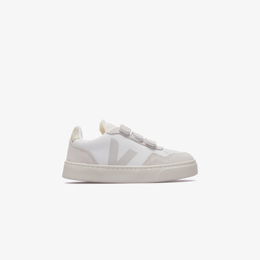 Veja V-90 Leather Çocuk Beyaz Sneaker