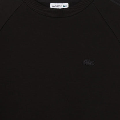 Lacoste Erkek Classic Fit Bisiklet Yaka Siyah Sweatshirt